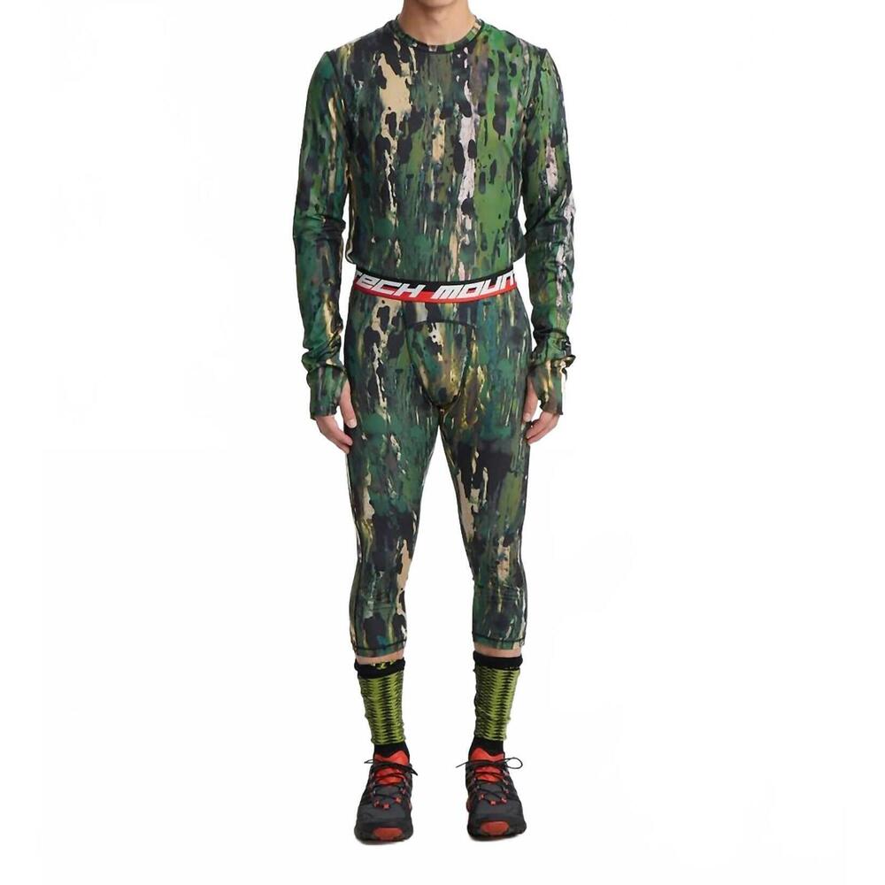 NEW AZTECH MOUNTAIN next to skin base layer top in green